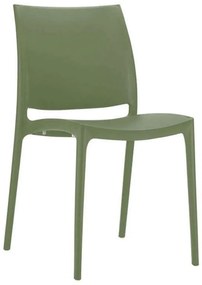 Καρέκλα Μαγια Olive Green 44Χ50Χ81εκ. Siesta 20.0141