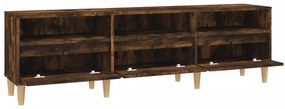 vidaXL Έπιπλο Τηλεόρασης Καπνιστή Δρυς 150x30x44,5 εκ. Επεξ. Ξύλο