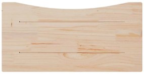 vidaXL Επιφάνεια Γραφείου 80 x 40 x 2,5 εκ. από Μασίφ Ξύλο Πεύκου