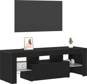 vidaXL Ντουλάπι TV 120 x 35 x 40 εκ. Μαύρη Οξυά Επεξεργασμένο Ξύλο