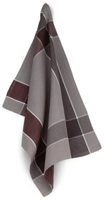 Πετσέτα Κουζίνας Henrik Streifen 12298 70x50cm Grey-Bordeaux Kela 100% Βαμβάκι