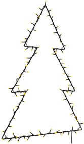 vidaXL Χριστουγεννιάτικα φώτα Χριστουγεννιάτικο δέντρο σιλουέτας