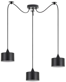SE21-BL-B10-BL3-MS1 ADEPT PENDANT Black Metal Shade+