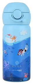 Παγούρι - Θερμός 350ml Με Καλαμάκι Estia Save The Aegean Ocean Play 01-33040