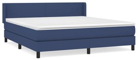 ΚΡΕΒΑΤΙ BOXSPRING ΜΕ ΣΤΡΩΜΑ ΜΠΛΕ 160X200 ΕΚ. ΥΦΑΣΜΑΤΙΝΟ 3129567