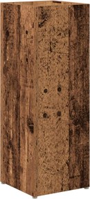vidaXL Σχέδιο &amp; βάση αποθήκευσης Παλιό ξύλο 20 x 20 x 55,5 εκ