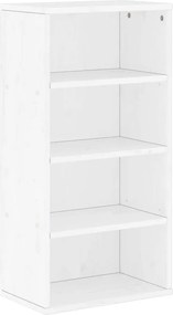 vidaXL Βοηθητικό Ντουλάπι ODDA Λευκό 40x24x79εκ. από Μασίφ Ξύλο Πεύκου