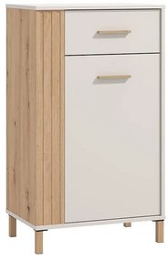 Hallway Unit Belfort 1K1F Artisan Oak - Cashmere 60x40x103 cm