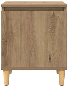 vidaXL Κομοδίνο artisan δρυς 40 x 30 x 50 cm Επεξεργασμένο ξύλο