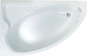 Sanitec Lydia 150x100 L - Ασύμμετρη Μπανιέρα Αριστερή Γωνία - Pneumatic Basic, Χωρίς, Χωρίς, Χωρίς