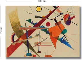 Decorative Canvas Painting 70100KANDINSKY003 Multicolor