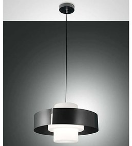 Φωτιστικό Οροφής Loto 3750-40-282 Φ45x26,5cm 1xE27 40W Anthracite Fabas Luce