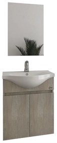 Bathroom Set FIORE 55 SLIM Μπέζ Ανοιχτό