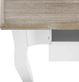 Κομοδίνο Με Συρτάρι (47.1x30x65.5) A-S Chrysa White 114516A