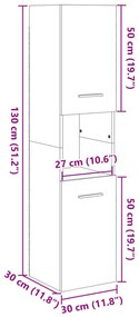 ΣΤΗΛΗ ΜΠΑΝΙΟΥ SONOMA ΔΡΥΣ 30 X 30 X 130 ΕΚ. ΑΠΟ ΜΟΡΙΟΣΑΝΙΔΑ 849635