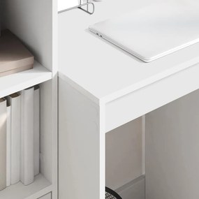 vidaXL Γραφείο Λευκό 60 x 50 x 76 εκ.