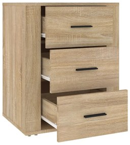 vidaXL Κομοδίνο Sonoma Δρυς 50x36x60 εκ. από Επεξεργασμένο Ξύλο