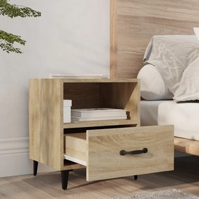 vidaXL Κομοδίνο Sonoma Δρυς από Επεξεργασμένο Ξύλο