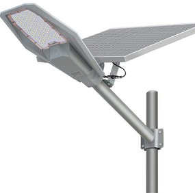 Led Αδιάβροχο Ηλιακό Φωτιστικό Δρόμου 200W 2600LM με Βάση Στήριξης-Φωτοκύτταρο και Τηλεχειριστήριο MJ-XJ802