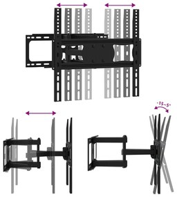 vidaXL Βάση Τηλεόρασης Επιτοίχια για 26-70Ιν Max VESA 400x400χιλ. 40κ.