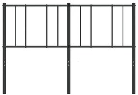 vidaXL Κεφαλάρι Μαύρο 120 εκ. Μεταλλικό