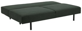 Καναπές κρεβάτι Oakland 571, Αριθμός θέσεων: 4, Σκούρο πράσινο, 83x200x105cm, 62 kg, Πόδια: Μέταλλο | Epipla1.gr