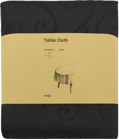 vidaXL Ύφασμα Τραπέζης Σκούρο Γκρι 130 x 220 εκ Ωοειδής