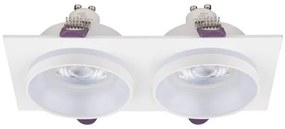 Χωνευτό Σποτ Φωτιστικό Οροφής 2xGU10 Jet TK Lighting-6924-Λευκό 6924