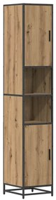 vidaXL Ντουλάπι Μπάνιου artisan δρυς 35 x 37.5 x 188.5 εκατοστά