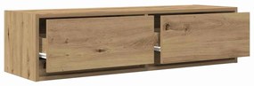 vidaXL Έπιπλο τηλεόρασης Artisan Oak 100x31x25,5 εκ Επεξεργασμένο ξύλο