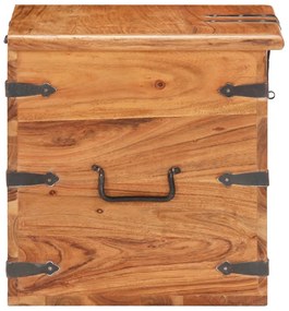 vidaXL Μπαούλο 40 x 40 x 40 εκ. από Μασίφ Ξύλο Ακακίας