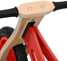 Ποδήλατο Ισορροπίας για Παιδιά με Λάστιχα Αέρα Κόκκινο - Κόκκινο
