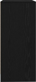 vidaXL Sideboard Μαύρη βελανιδιά 57x34x76 cm Κατασκευασμένο ξύλο
