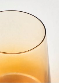 Stewehome Σετ ποτηριών κρασιού 12 τεμαχίων σε κεχριμπαρένιο χρώμα