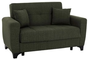 Καναπές Κρεβάτι Διθέσιος Hema HM3243.05 Ψηλή Πλάτη 160x84x88cm Dark Olive