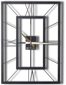 Ρολόι Τοίχου November 805BSG1114 49x70cm Black Wallity Metal