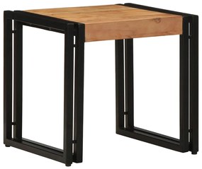 vidaXL Τραπεζάκι σαλονιού Καφέ 40 x 40 x 38 cm Στερεό Ξύλο Ακακίας