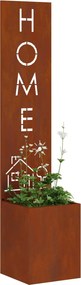 vidaXL Οθόνη Ιδιωτικότητας Κήπου Σκ rusty 32 x 32 x 150 εκ