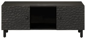 vidaXL Τραπεζάκι Σαλονιού Μαύρο 100x54x40 εκ. από Μασίφ Ξύλο Μάνγκο