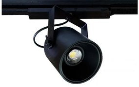 Σποτ Ράγας LED 34W Τριφασικό 3000K Φ10,6cm Tube110-G/S Interlight-19610-Μαύρο 19610