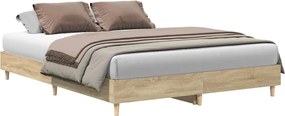 vidaXL Πλαίσιο κρεβατιού χωρίς στρώμα 150x200 εκ. Επεξεργασμένο Ξύλο