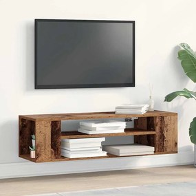vidaXL Κάβο Τηλεόρασης Τοίχου από Παλιό Ξύλο 100x30x26,5 εκ Επεξεργασμένο Ξύλο
