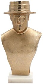 Διακοσμητική Φιγούρα Hatman 948-225-019 18x35cm Gold Αλουμίνιο
