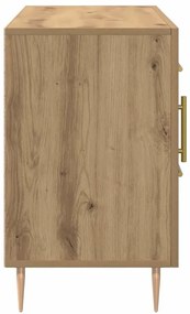 vidaXL Σκευοθήκη Δρυς τεχνίτης 100x36x60 cm Κατασκευασμένο ξύλο