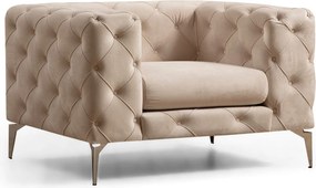 Πολυθρόνα Εκρού COMO 90x108x70