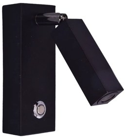 Φωτιστικό Τοίχου - Απλίκα 77-3520 SE 128-1AB Led Dave Black MatHomelighting Metal