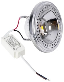 GloboStar DARKO 60378 Σποτ LED Indirect Anti-Glare AR111 14W 1694lm 40° AC 220-240V IP20 Φ11.1 x Υ6.6cm Ψυχρό Λευκό 6000K - Bridgelux High Lumen COB Gen2 - TÜV Certified Driver - 5 Years Warranty - 60378