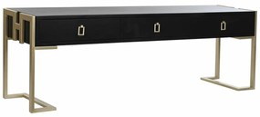 Τραπεζάκι Καφέ DKD Home Decor 150 x 36 x 48 cm Μέταλλο Ξύλο Αλουμίνιο