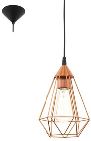 Φωτιστικό Οροφής Tarbes 94193 Copper Eglo Metal, Polypropylene