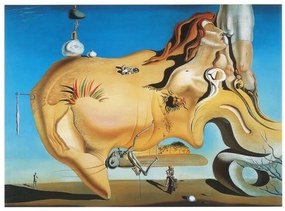 Εκτύπωση τέχνης Salvador Dali - Le Grand Masturbateur, Salvador Dalí